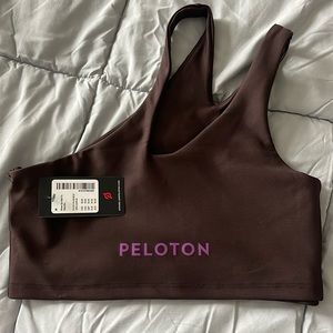 NWT One shoulder peloton sports bra